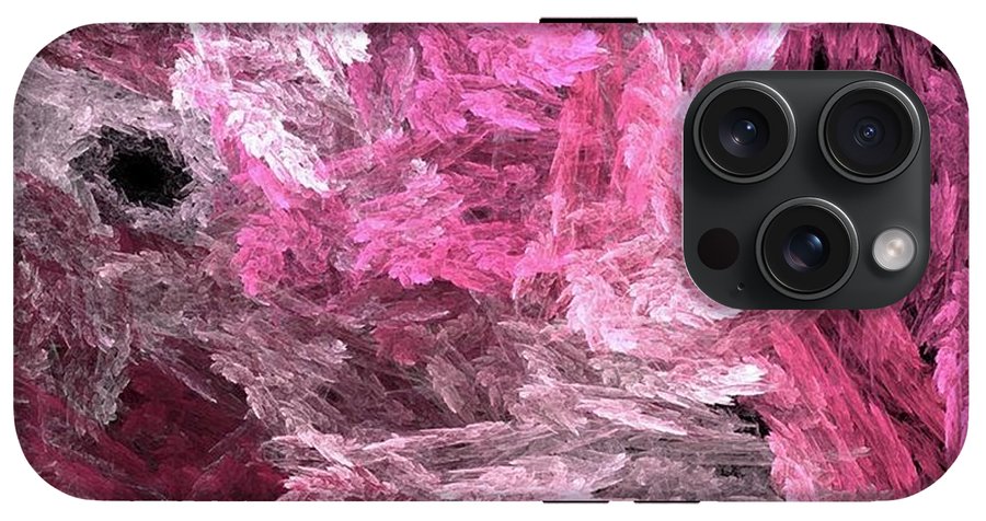 Pink Crystal Fractal - Phone Case