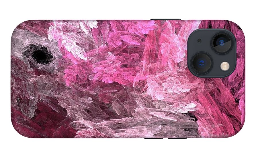 Pink Crystal Fractal - Phone Case