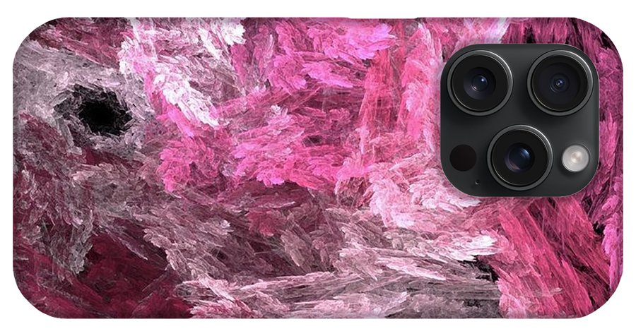 Pink Crystal Fractal - Phone Case