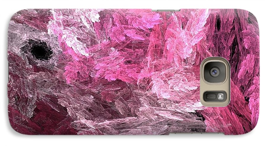 Pink Crystal Fractal - Phone Case