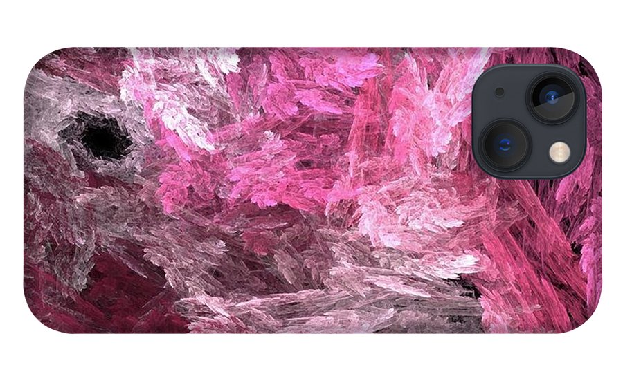 Pink Crystal Fractal - Phone Case
