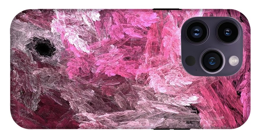 Pink Crystal Fractal - Phone Case