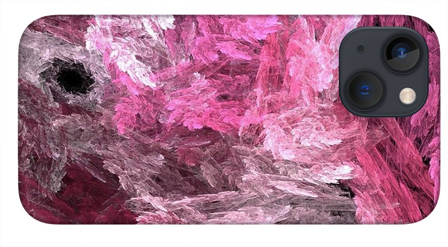 Pink Crystal Fractal - Phone Case