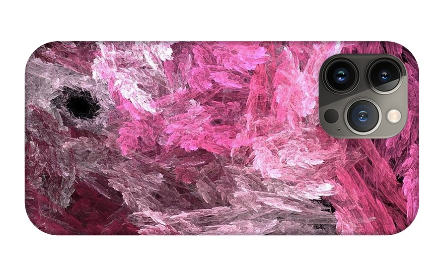Pink Crystal Fractal - Phone Case