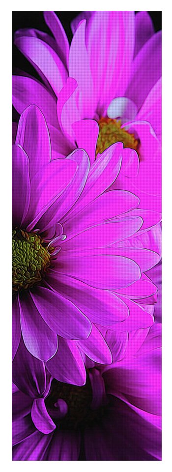 Pink Daisies - Yoga Mat