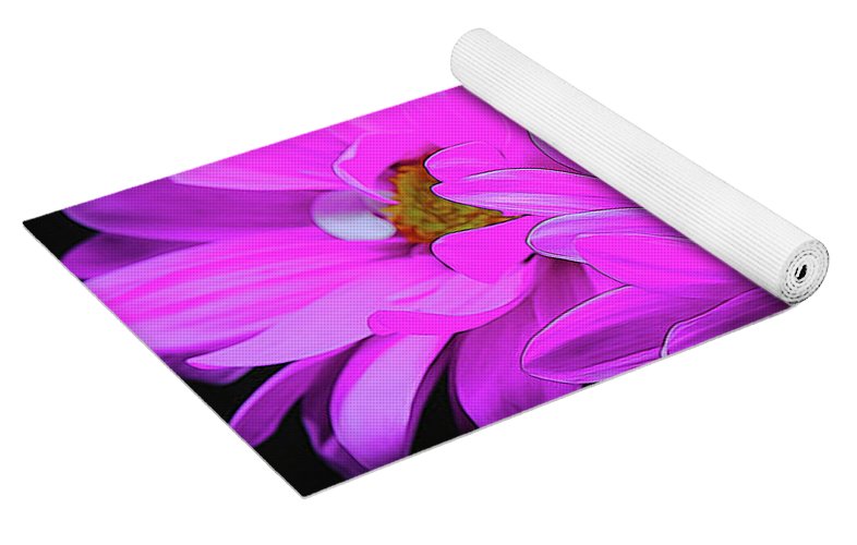 Pink Daisies - Yoga Mat