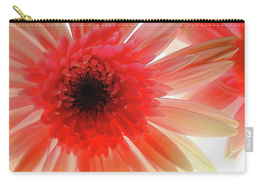 Pink Daisy On Light - Carry-All Pouch