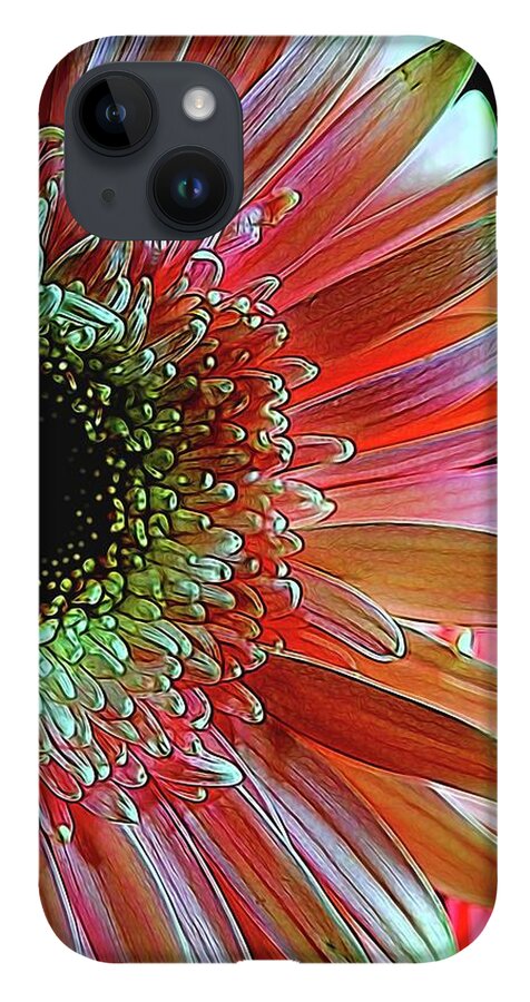 Pink Daisy Sideview - Phone Case