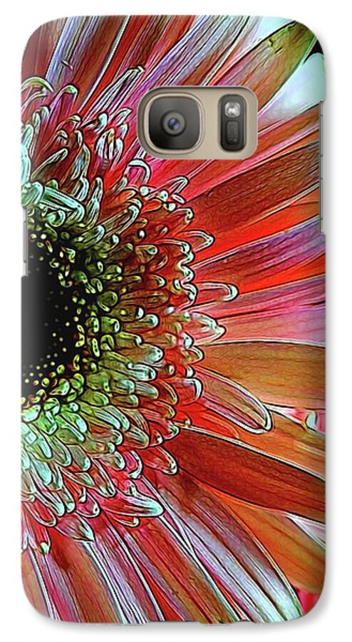 Pink Daisy Sideview - Phone Case