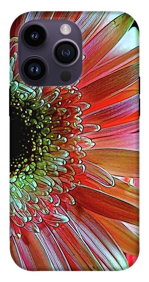 Pink Daisy Sideview - Phone Case