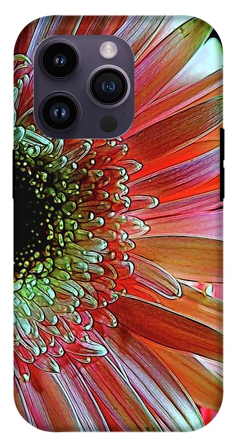 Pink Daisy Sideview - Phone Case