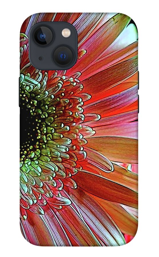 Pink Daisy Sideview - Phone Case