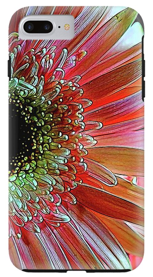 Pink Daisy Sideview - Phone Case