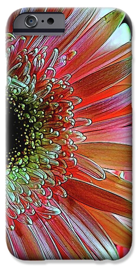 Pink Daisy Sideview - Phone Case