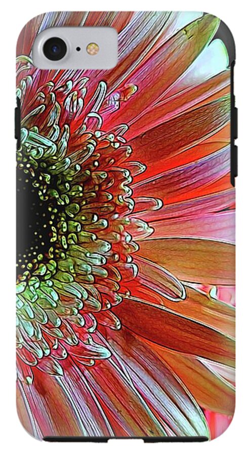 Pink Daisy Sideview - Phone Case
