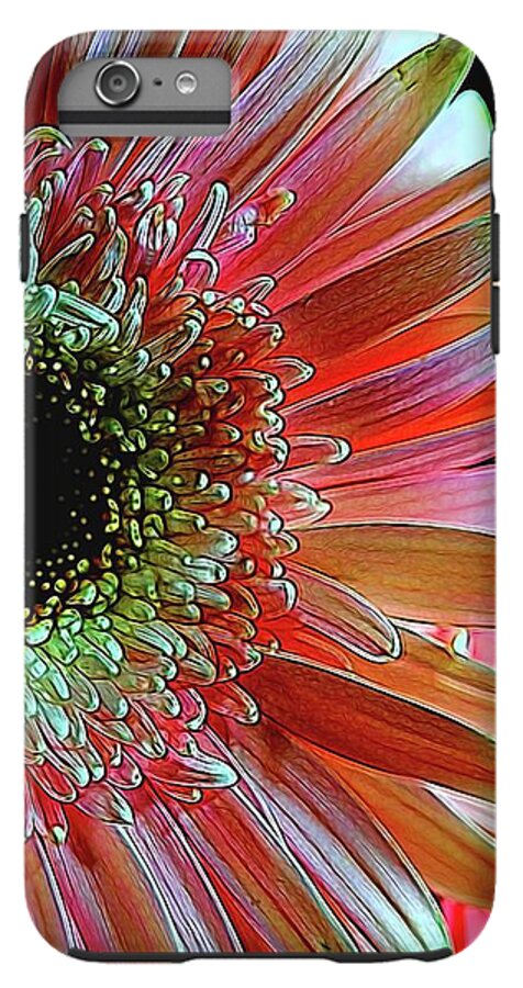 Pink Daisy Sideview - Phone Case