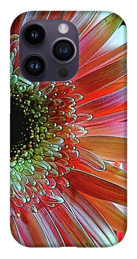 Pink Daisy Sideview - Phone Case