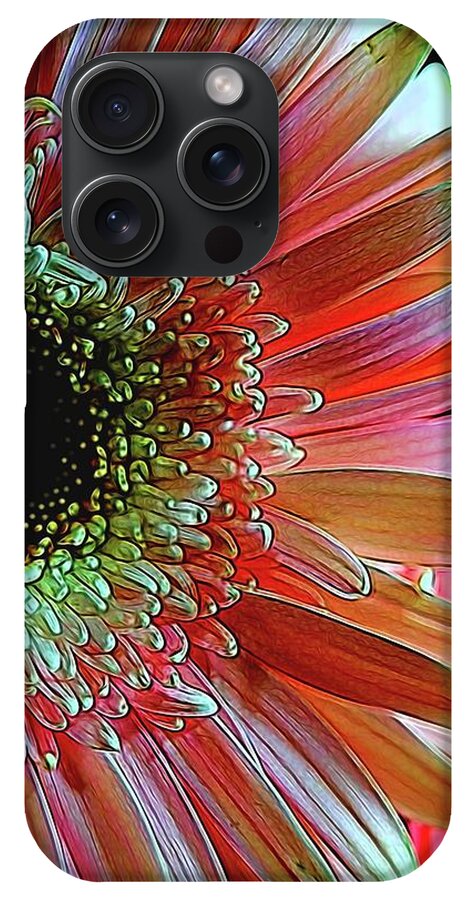 Pink Daisy Sideview - Phone Case