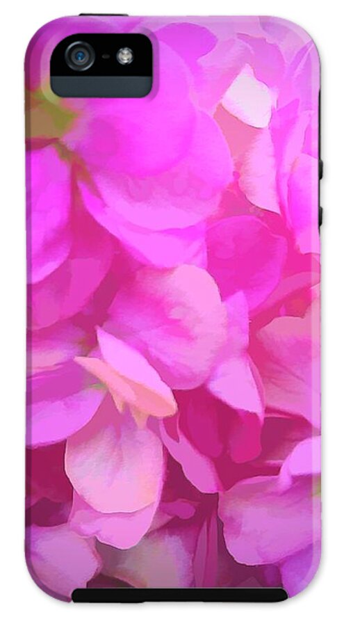 Pink Flower Background - Phone Case