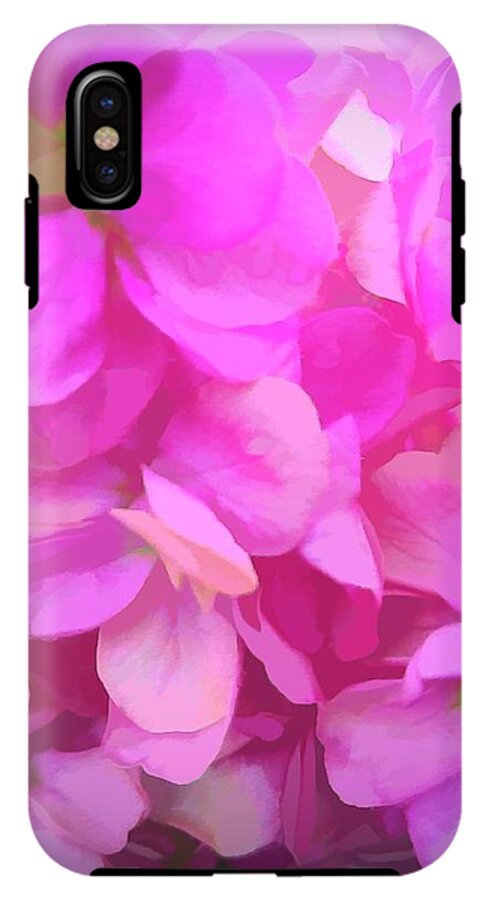 Pink Flower Background - Phone Case