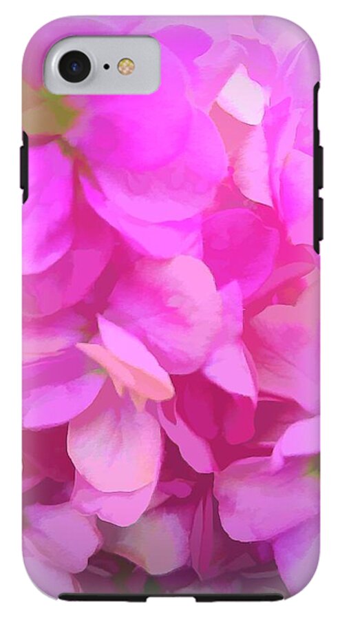 Pink Flower Background - Phone Case