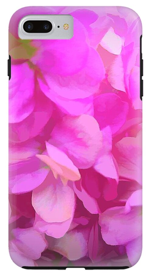 Pink Flower Background - Phone Case