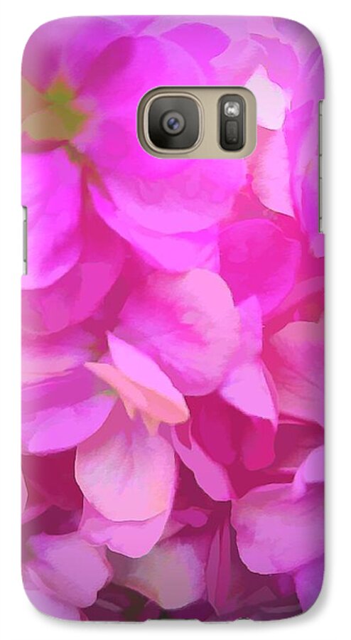 Pink Flower Background - Phone Case