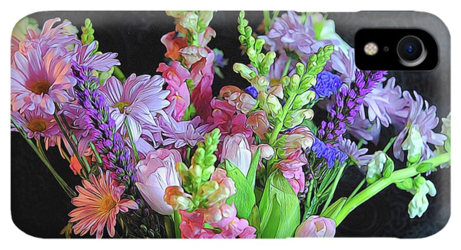 Pink Flower Bouquet - Phone Case