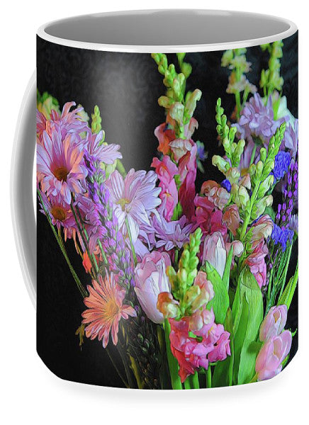 Pink Flower Bouquet - Mug