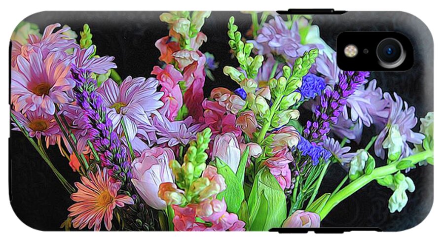 Pink Flower Bouquet - Phone Case