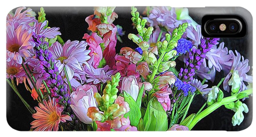 Pink Flower Bouquet - Phone Case