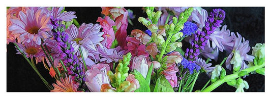 Pink Flower Bouquet - Yoga Mat