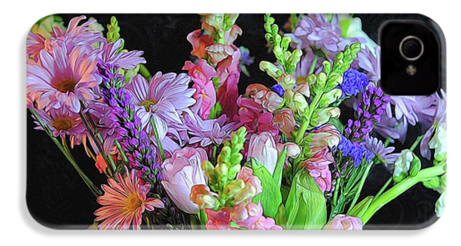 Pink Flower Bouquet - Phone Case