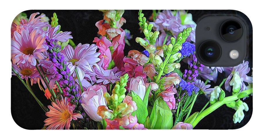 Pink Flower Bouquet - Phone Case