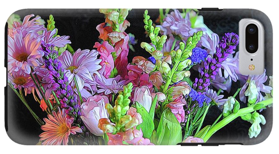 Pink Flower Bouquet - Phone Case