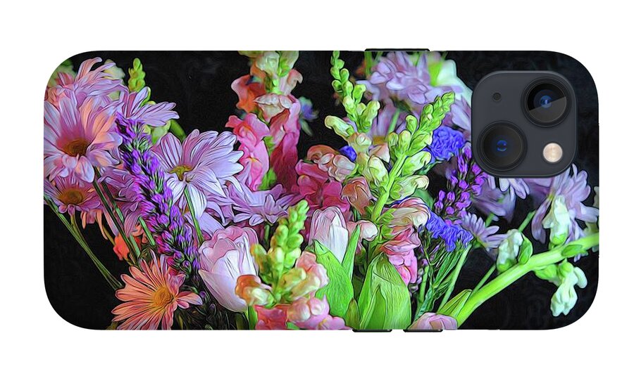 Pink Flower Bouquet - Phone Case
