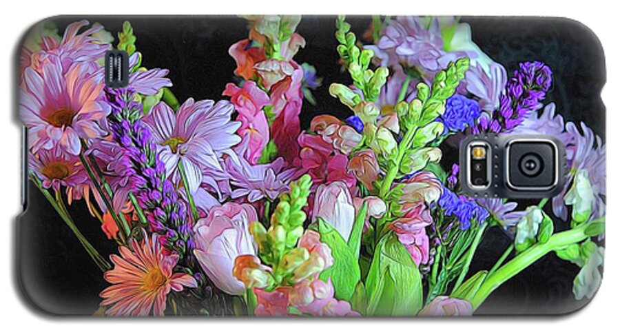 Pink Flower Bouquet - Phone Case
