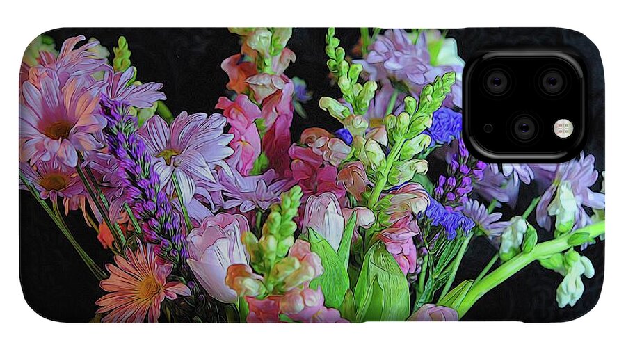 Pink Flower Bouquet - Phone Case