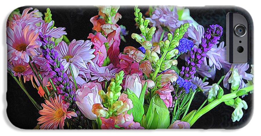 Pink Flower Bouquet - Phone Case