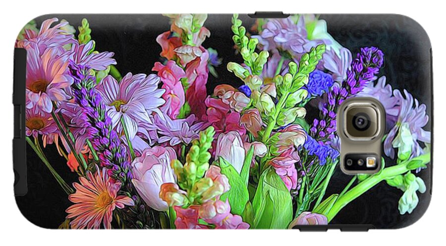Pink Flower Bouquet - Phone Case