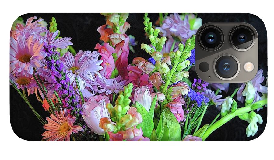 Pink Flower Bouquet - Phone Case