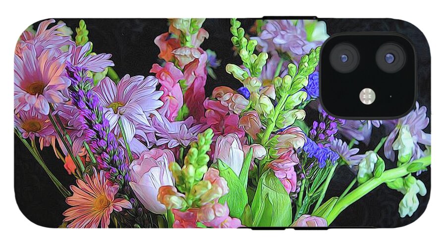 Pink Flower Bouquet - Phone Case
