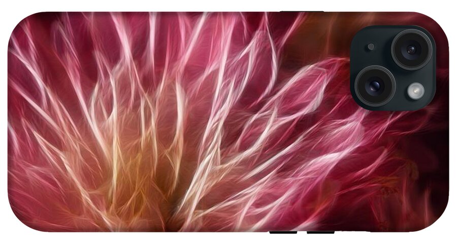 Pink Flower Lightning - Phone Case