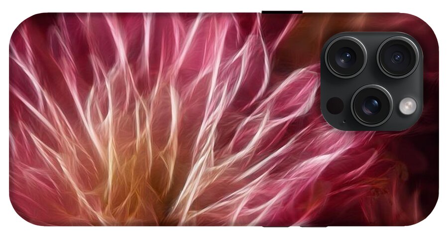 Pink Flower Lightning - Phone Case