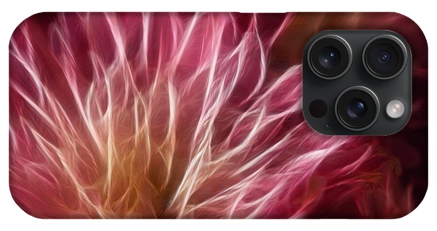 Pink Flower Lightning - Phone Case