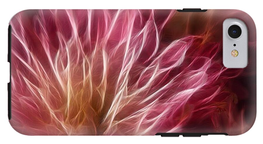 Pink Flower Lightning - Phone Case