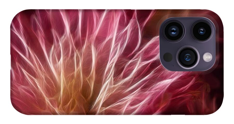 Pink Flower Lightning - Phone Case