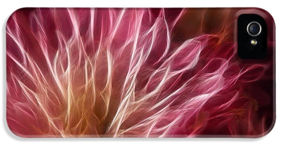 Pink Flower Lightning - Phone Case