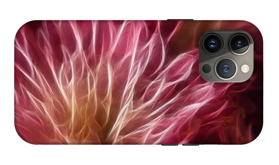 Pink Flower Lightning - Phone Case