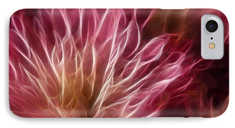 Pink Flower Lightning - Phone Case